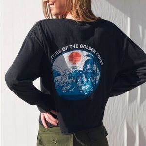 Black Long Sleeve Brandy Melville Shirt